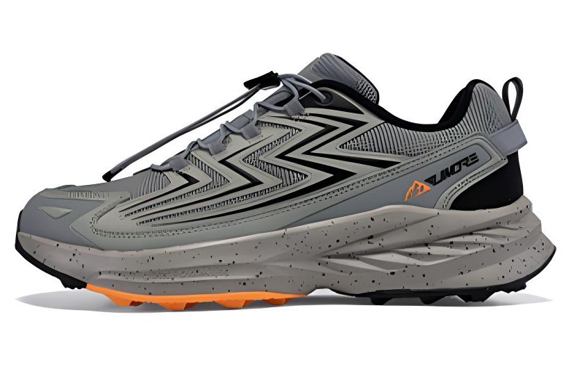 361° Cushioned Slip-Resistant Low-Top Outdoor Shoes Men's Gray Black