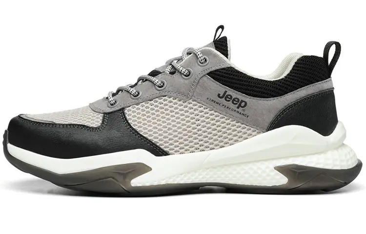 Jeep Low Top Casual Shoes Men's Black