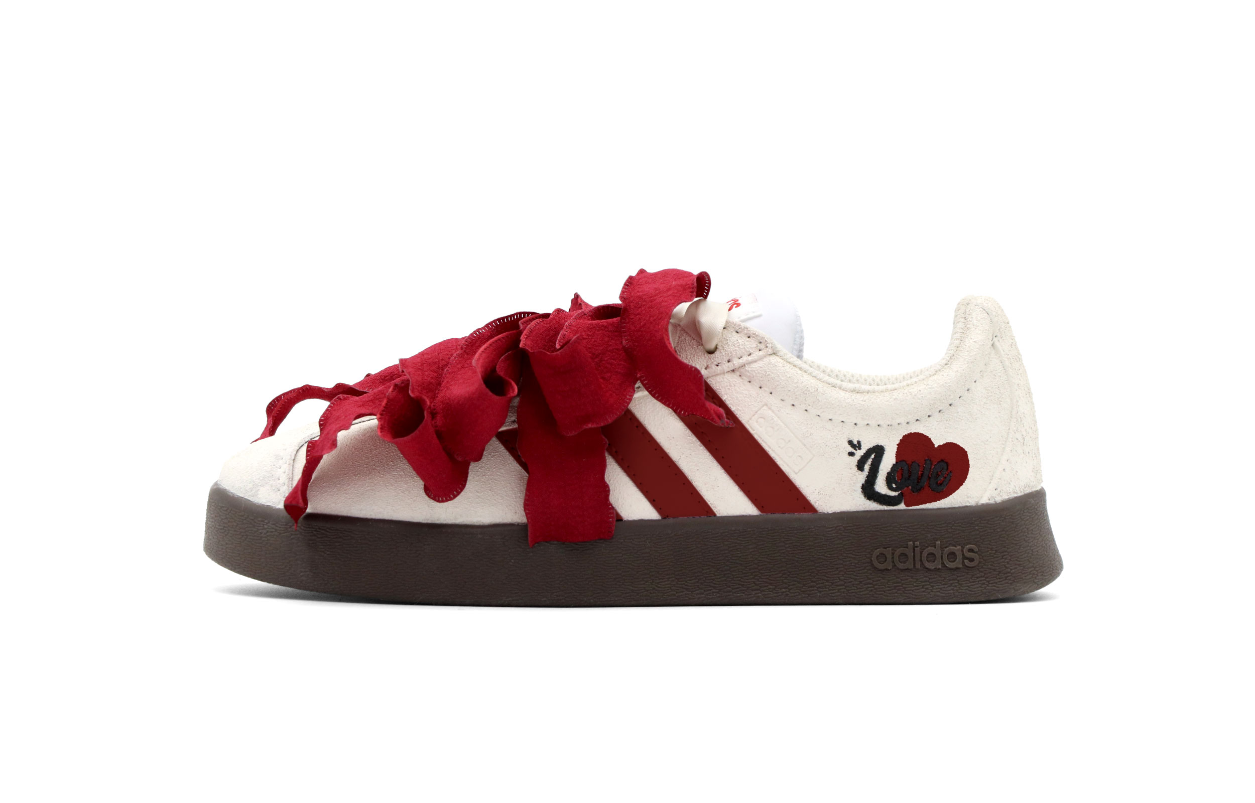 Adidas Neo VL Court Lifestyle Oath Anti Slip Wear Resistant Low Top Skateboard Shoes Unisex Red White купить в интернет-магазине Yoocart с быстрой доставкой по России.