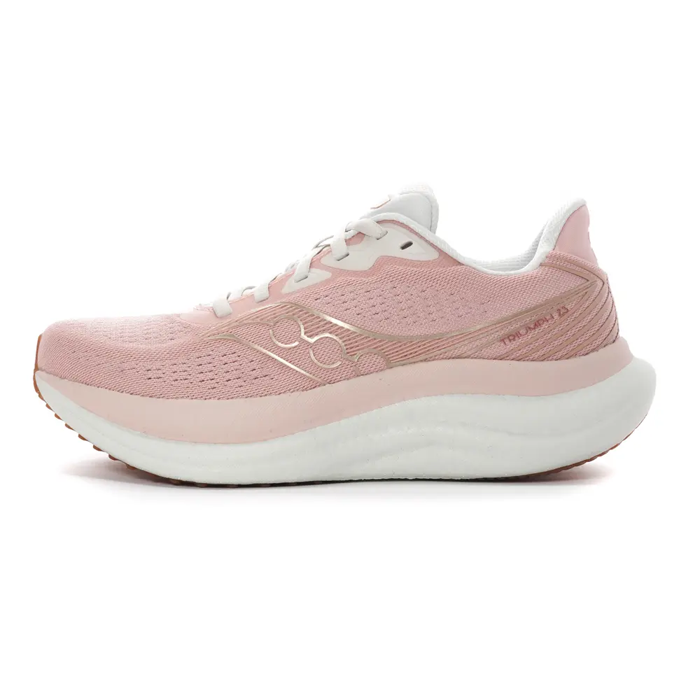 Saucony Triumph Victory 23 Abrasion Resistant Low Top Running Shoes Women's Pink