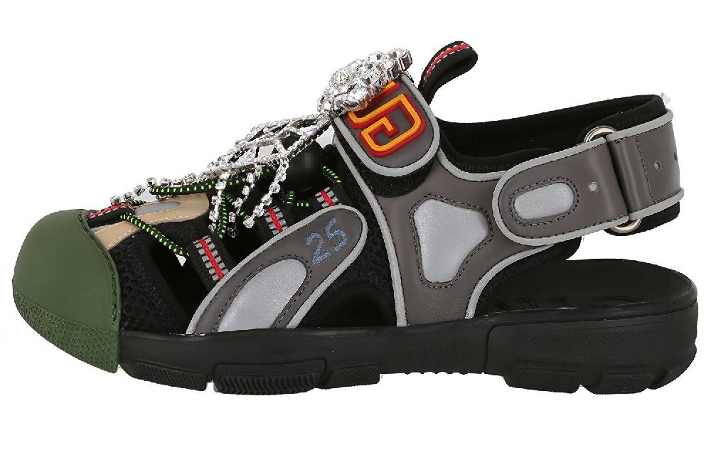 GUCCI Sandals Grey Women's