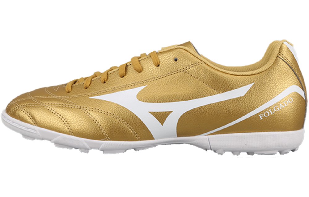 Mizuno Folgado AS Soccer Shoes Men's Gold White