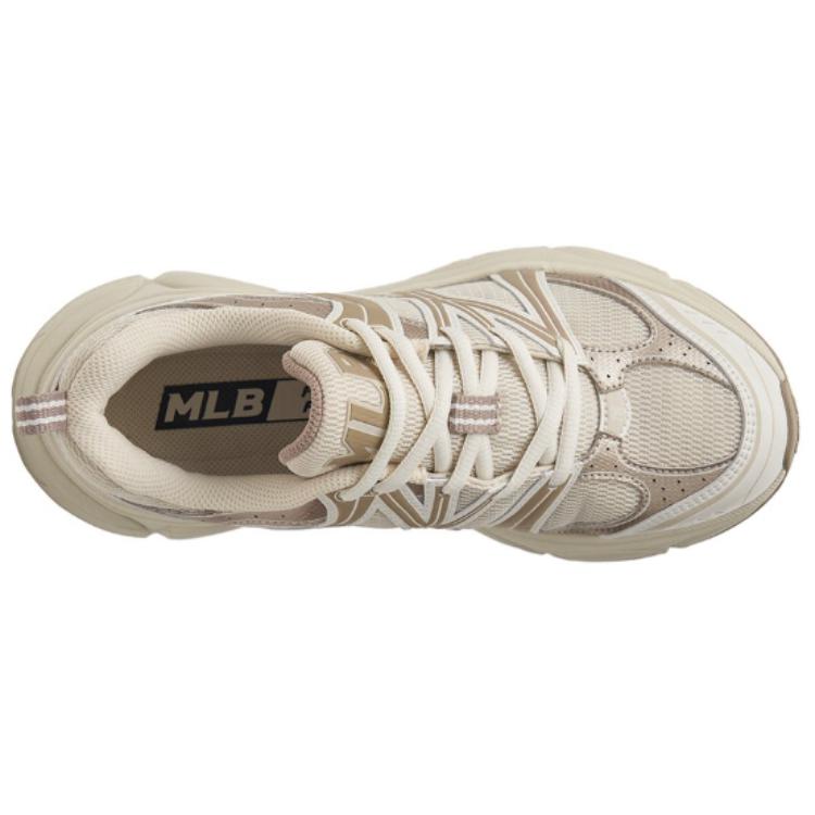 MLB New York Yankees Anti-Slip Wear-Resistant Low-Top Running Shoes Unisex Beige