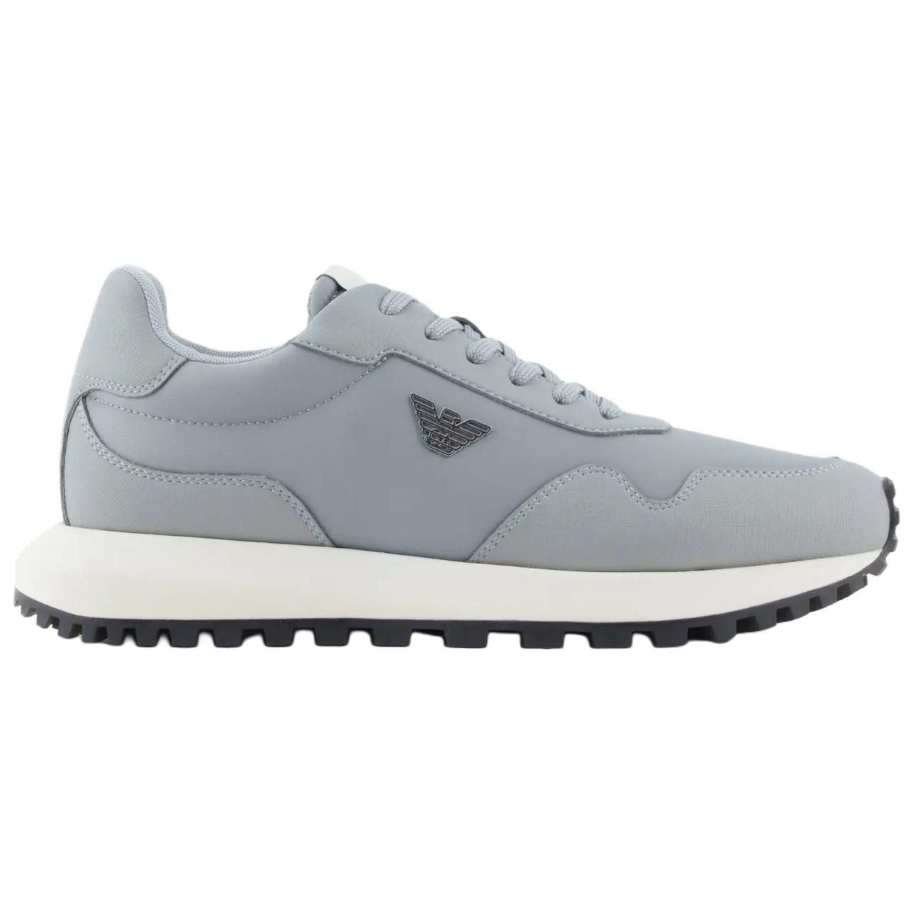 EMPORIO ARMANI Low Top Casual Shoes Men's Gray