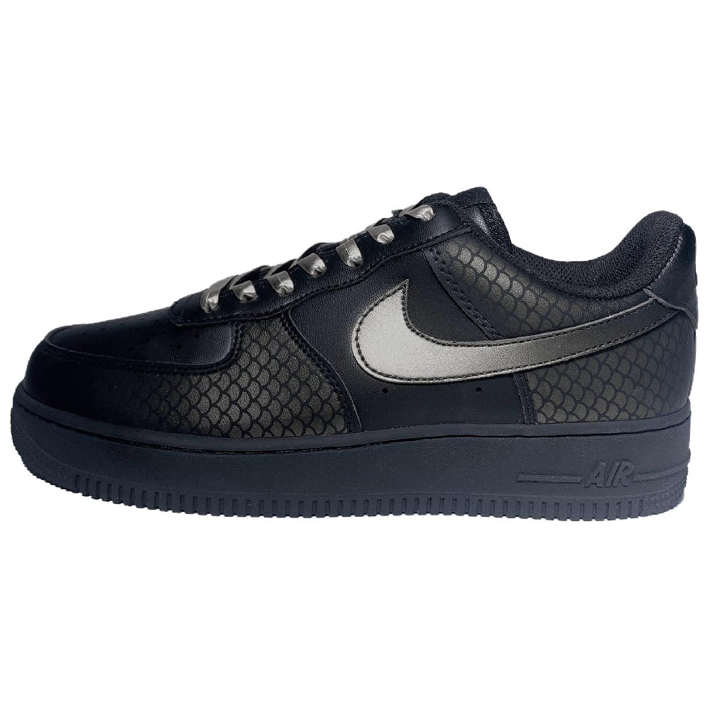Nike Air Force 1 Low Top Skateboard Shoes Unisex Black