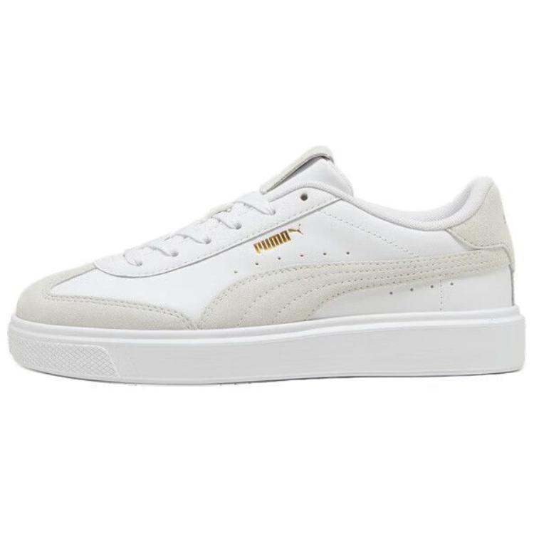 PUMA Lajla Low Top Skateboard Shoes Unisex White Gray