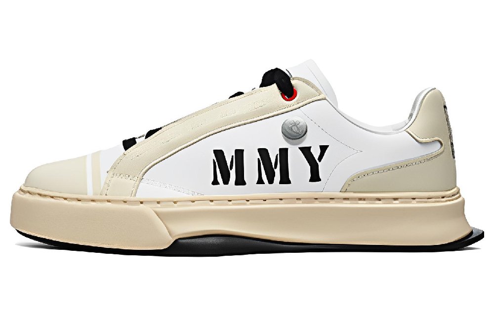 MIHARA YASUHIRO x FILA FM 4 Low Top Skateboard Shoes Men's FILA White