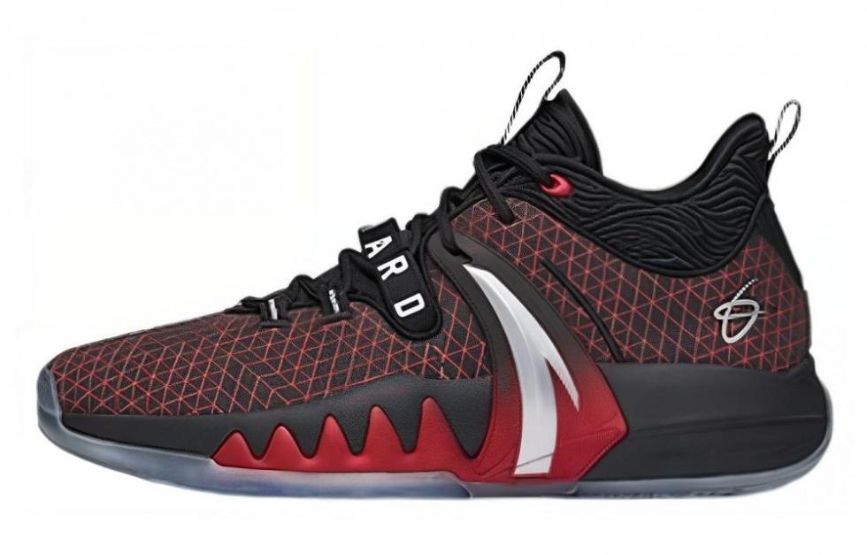 ANTA GH2 Basketball Shoes Men Mid-Top Red/Black