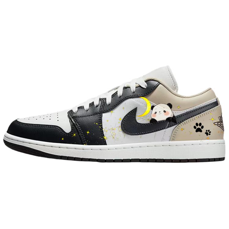 Jordan Air Jordan 1 Vintage Basketball Shoes Men's Low top White/Black