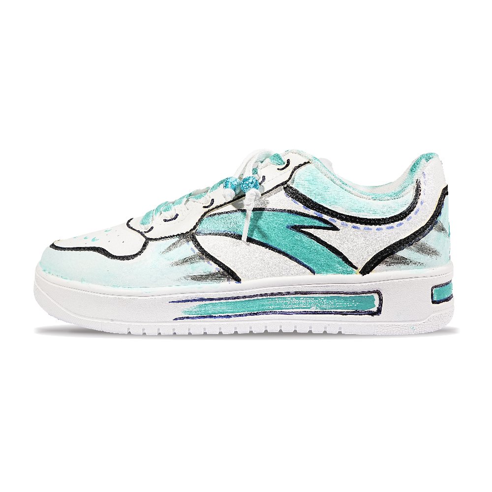 ANTA Relaxed Skateboard Shoes Unisex Low top Green