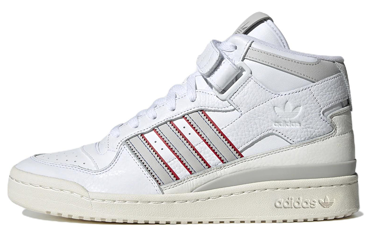 adidas originals Forum Mid White Grey Red