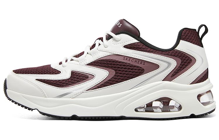 Skechers Uno Cushioning Anti-Slip And Wear-Resistant Low-Top Running Shoes Men's White Red