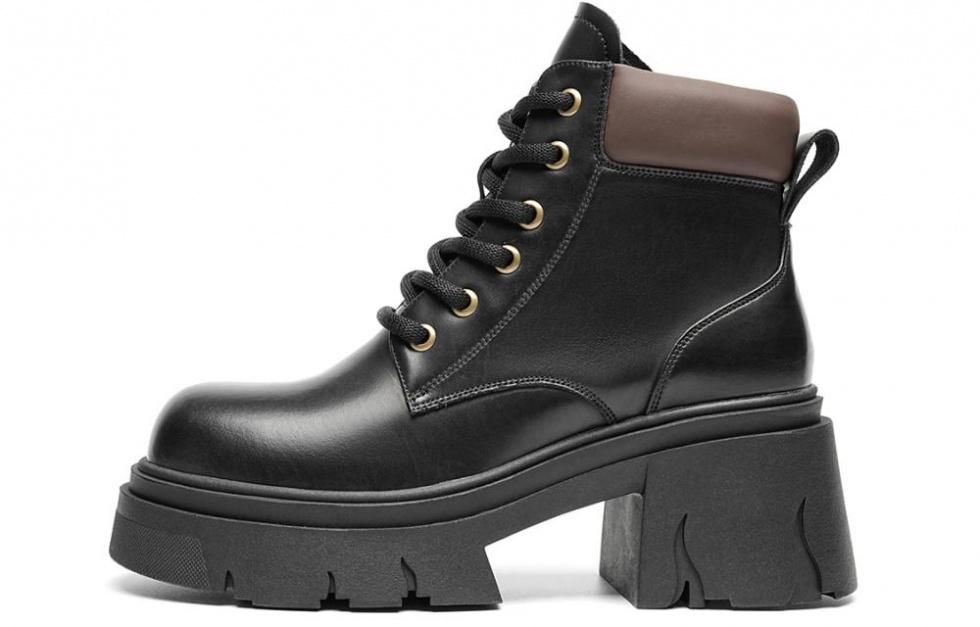 EBLAN Short Martin Boot Women's Black