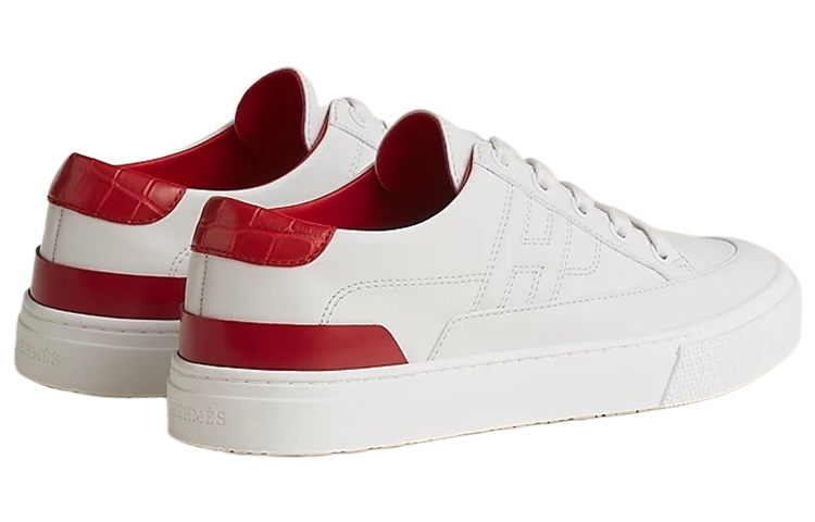 HERMES Deep Low Top Skateboard Shoes Women's White Red купить в интернет-магазине Yoocart с быстрой доставкой по России.