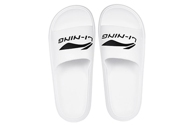 LiNing Slide Slippers Men's White купить в интернет-магазине Yoocart с быстрой доставкой по России.