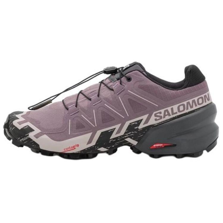 SALOMON Speedcross 6 Anti Slip Wear Resistant Low Top Outdoor Shoes Unisex Purple