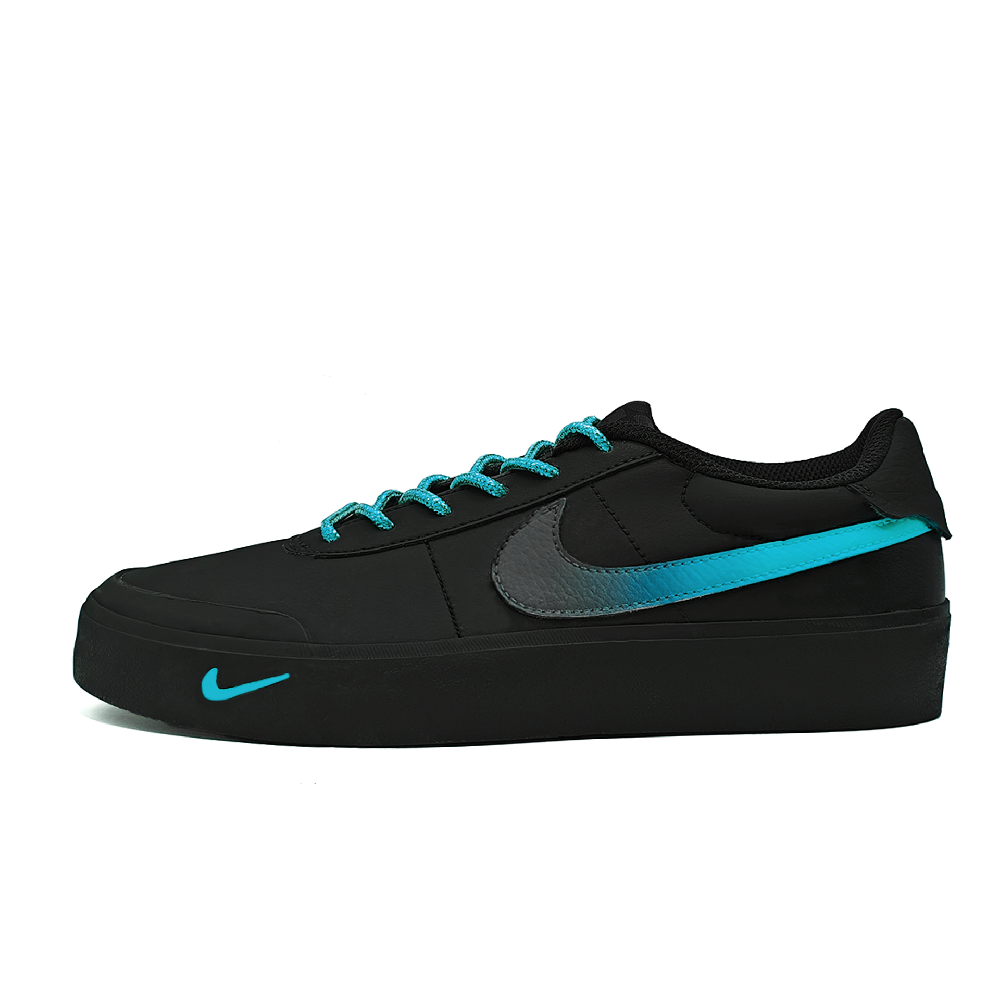 Nike Court Shot Skateboard Shoes Men Low Top Black