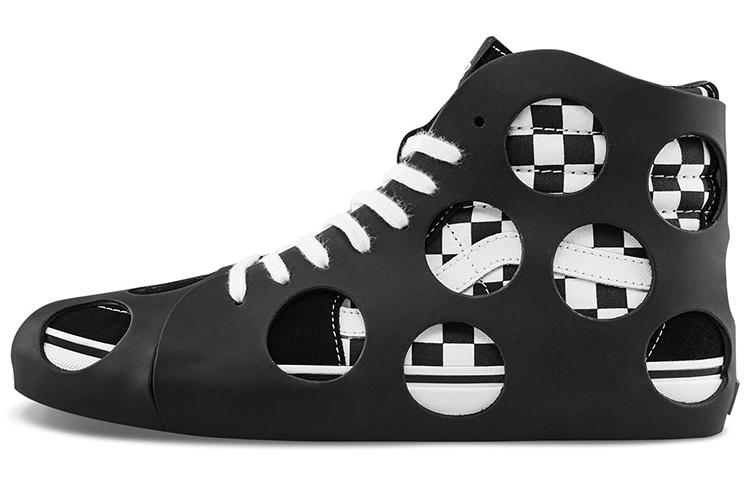Sk8 Vans Hi Cage Vlt Lx 'Polka Dot Checkered Black'