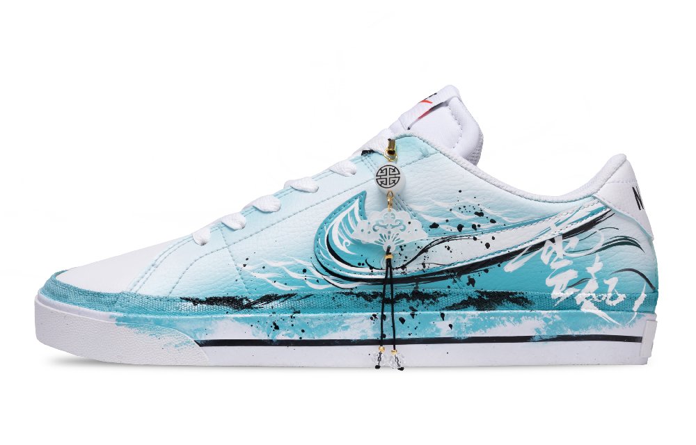 Nike Court Legacy Skateboard Shoes Men's Low top Blue/White