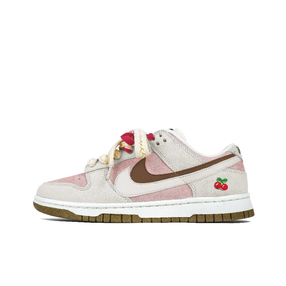 Nike Dunk SE K999 Skateboard Shoes Women's Gray Pink Brown