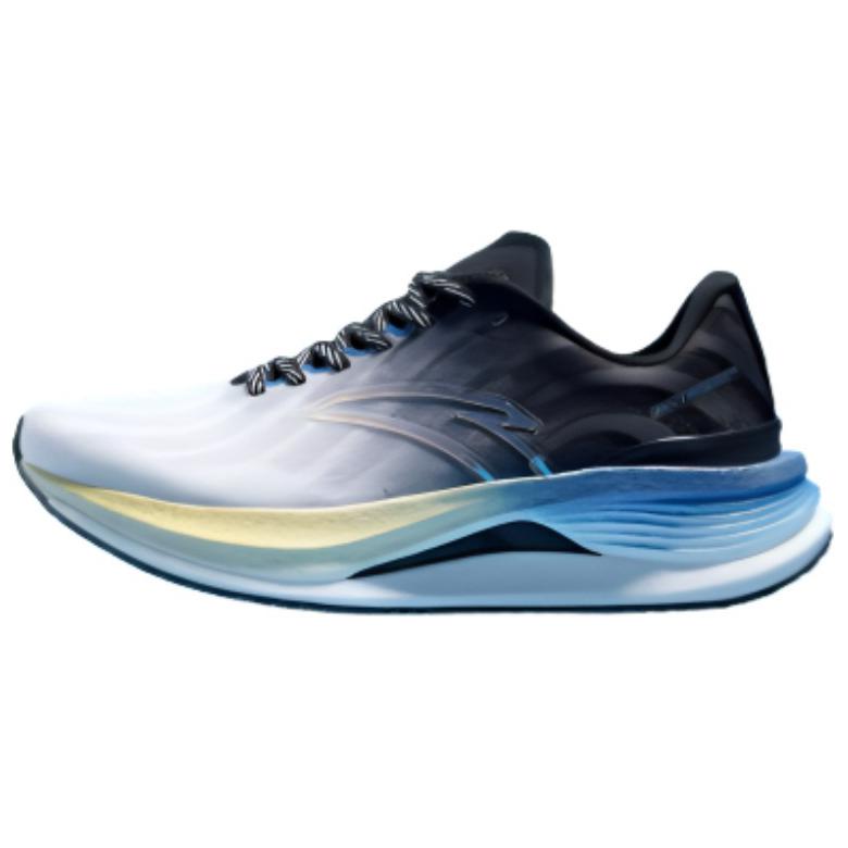 Anta Champion 3rd Gen PRO Cushioning, Wear Resistant Low top Running Shoes Men's White Black Blue