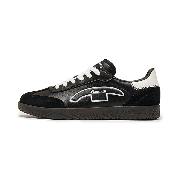 Champion T Trainers German Army Trainers 2.0 Champ T Trainer V2 Balance Low top Skateboard Shoes Men's Black/Milk White