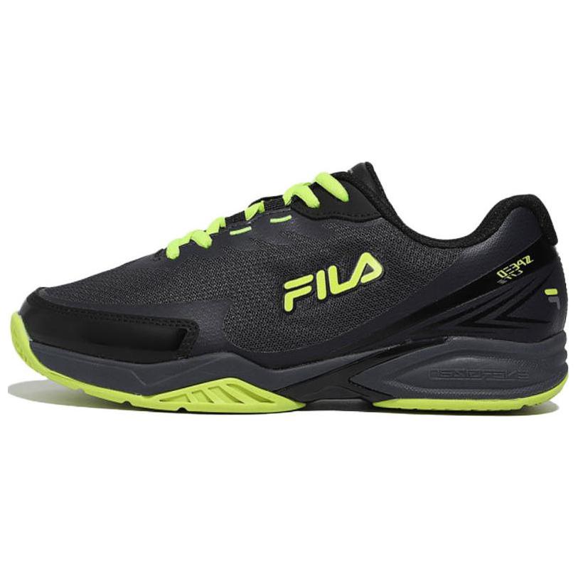 FILA Advantage T7 Cushioning Slip Resistant Low Top Tennis Shoes Unisex Black Green Korean Style