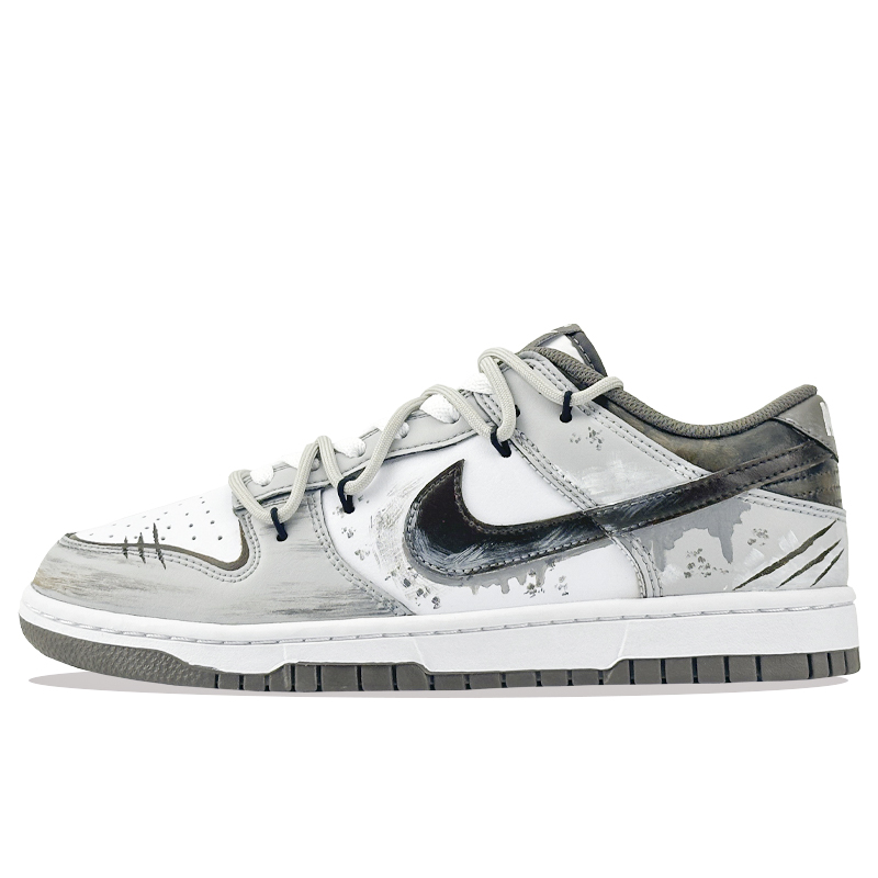 Nike Dunk Mist Realm Cushioning, Wear Resistant Low top Skateboard Shoes Unisex Gray