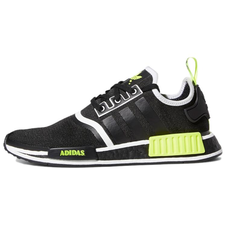 Adidas Nmd R1 Black Solar Yellow