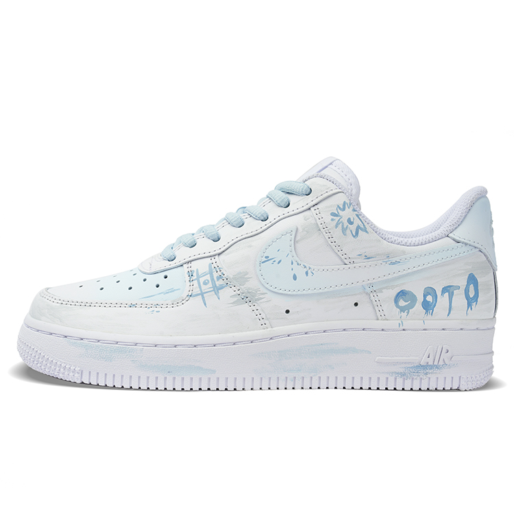 Nike Air Force 1 Coverage Warm Low-Top Skateboard Shoes Women's White Blue купить в интернет-магазине Yoocart с быстрой доставкой по России.