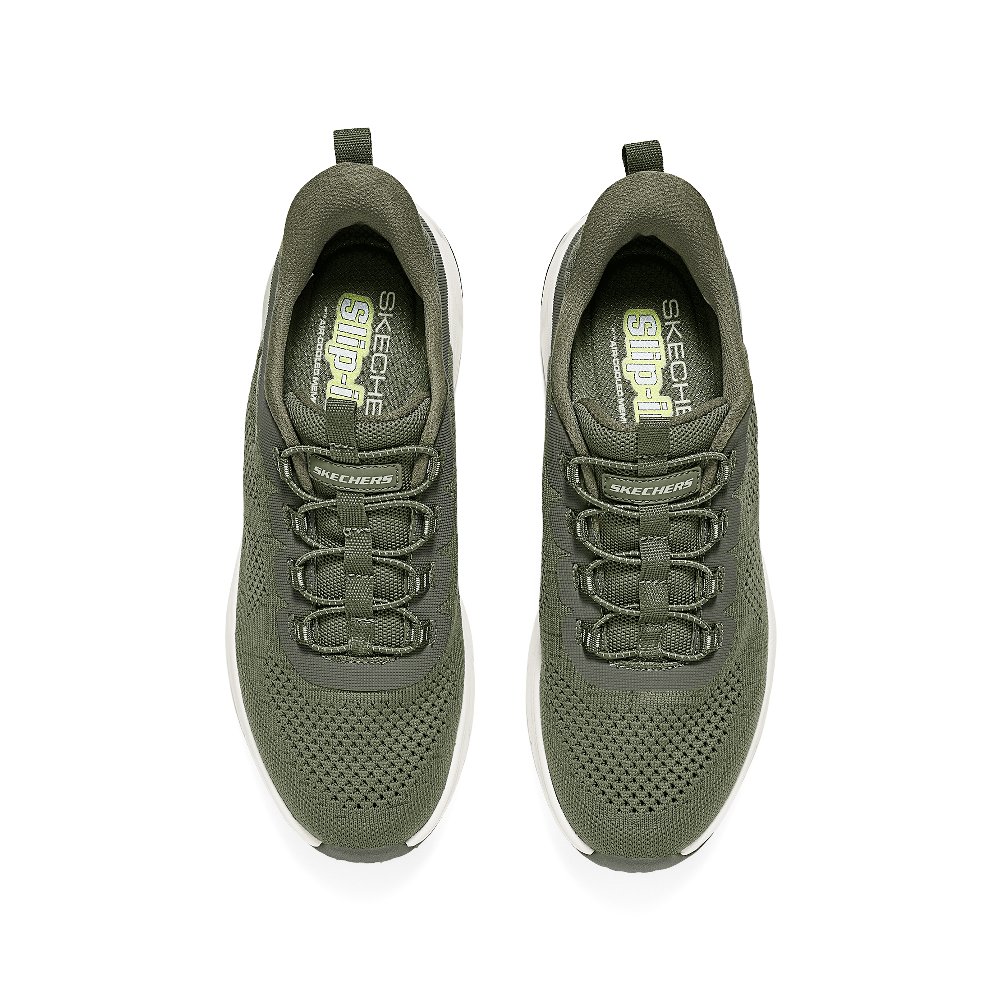 Skechers OUTDOOR MENS Wear-Resistant Low-Top Outdoor Shoes Men's Olive Green