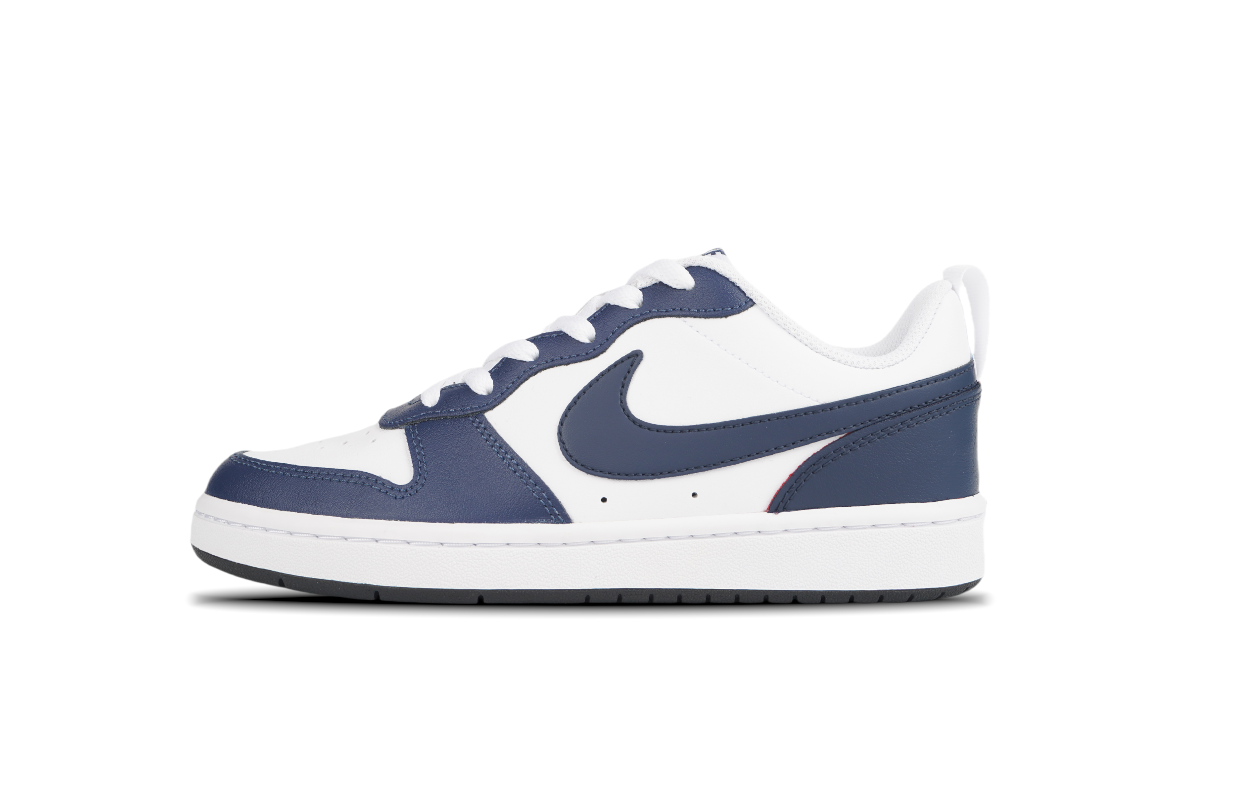 Nike Court Borough Low Top Skateboard Shoes GS White Blue