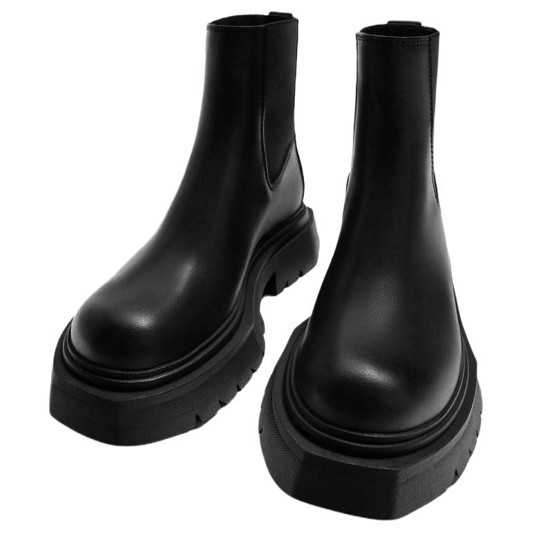 ZARA Short Chelsea Boots Men's Black купить в интернет-магазине Yoocart с быстрой доставкой по России.