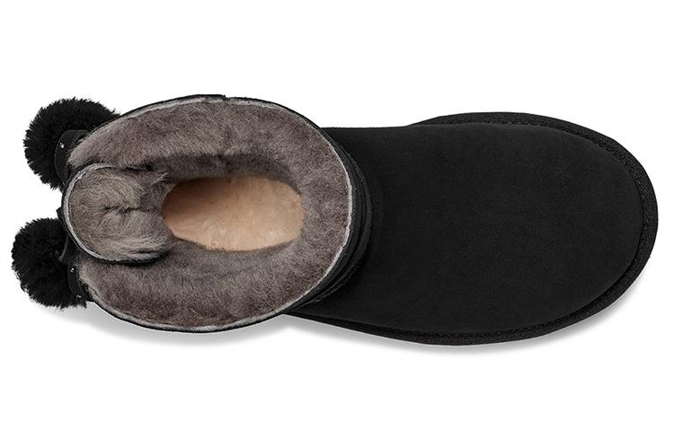 UGG Mini Bailey Bow Pom 'Black' Women's купить в интернет-магазине Yoocart с быстрой доставкой по России.
