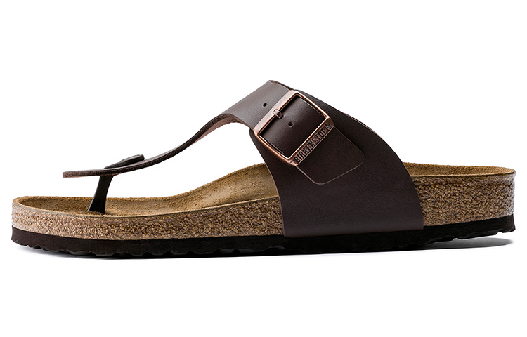 Birkenstock Ramses Birko Flor Sandals 'Dark Brown'