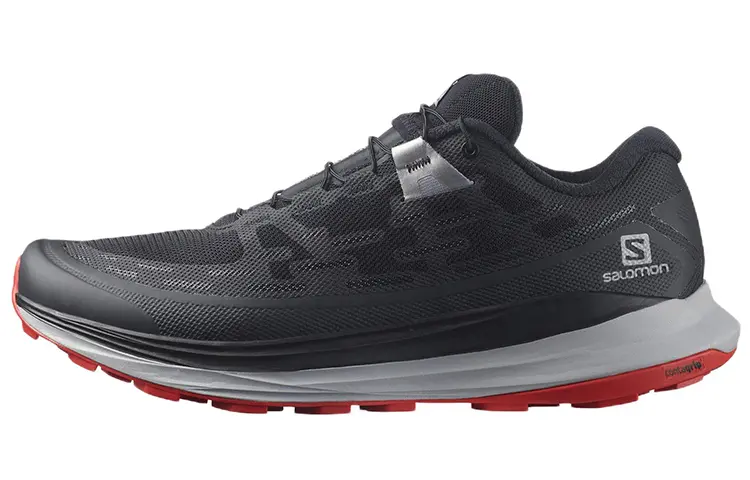SALOMON Ultra Glide 2 Abrasion Resistant Low Top Trail Running Shoes Men's Black