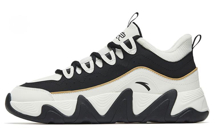 Anta Backwave 2.0 Warm Anti-Slip And Wear-Resistant Low-Top Sports Casual Shoes Women's Black White