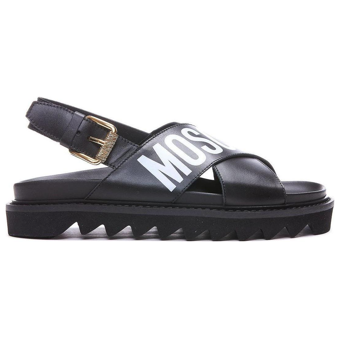 MOSCHINO One Strap Sandals Women's Black