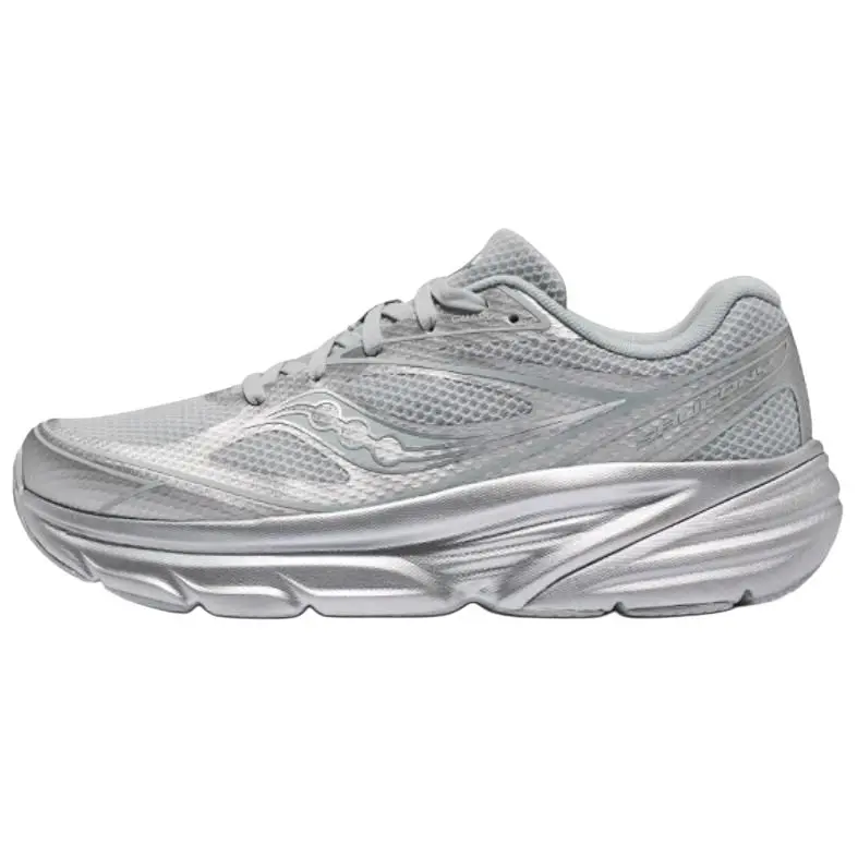 Saucony GUARD AMR Cushioned Slip-Resistant Abrasion-Resistant Low-Top Casual Running Shoes Unisex Gray Silver