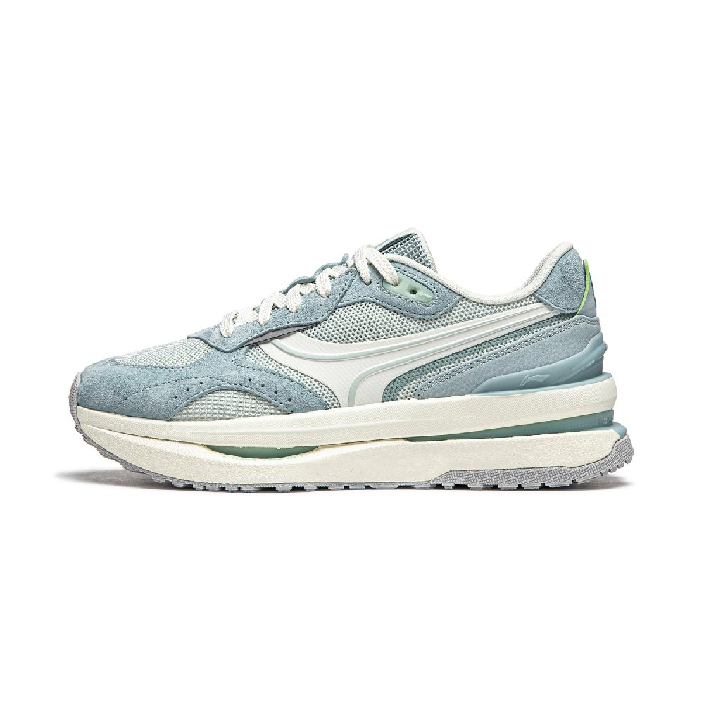 LiNing Honor RENEW Cushioning Anti-Slip Wear-Resistant Breathable Support Rebound Low-Top Casual Shoes Women's Green