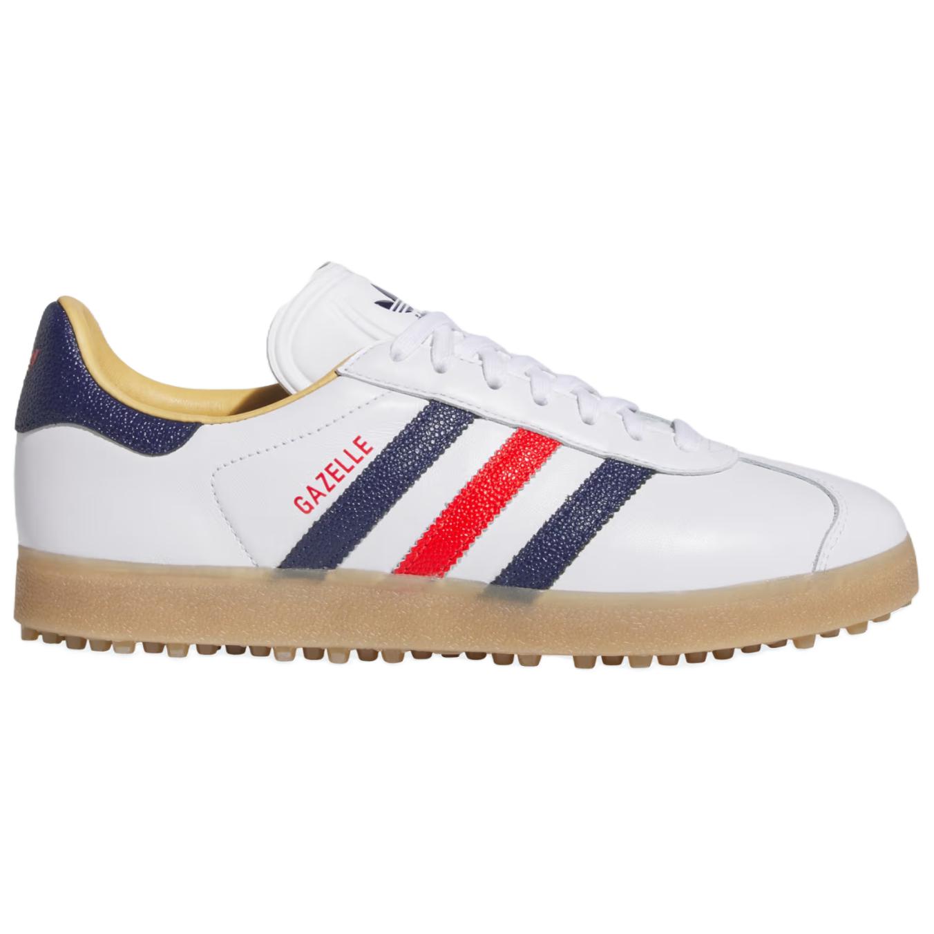 Adidas Originals Gazelle Golf Shoes Unisex Cloud White