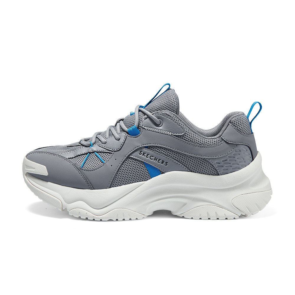 Skechers Low Top Running Shoes Men's Blue Gray