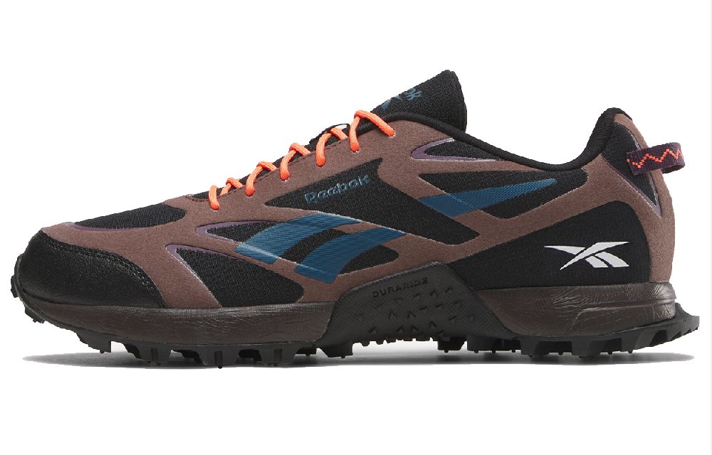 Reebok Low Top Running Shoes Unisex Black Orange