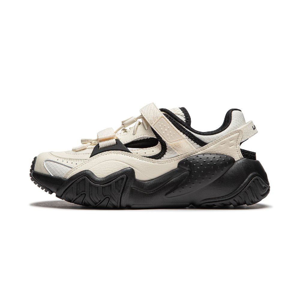 LiNing Sichuan Tour Cushioning Wear-Resistant Low-Top Casual Shoes Women's Ecru