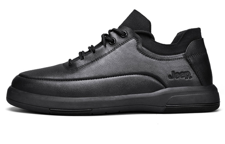 Jeep Low-Top Casual Shoes Men's Black