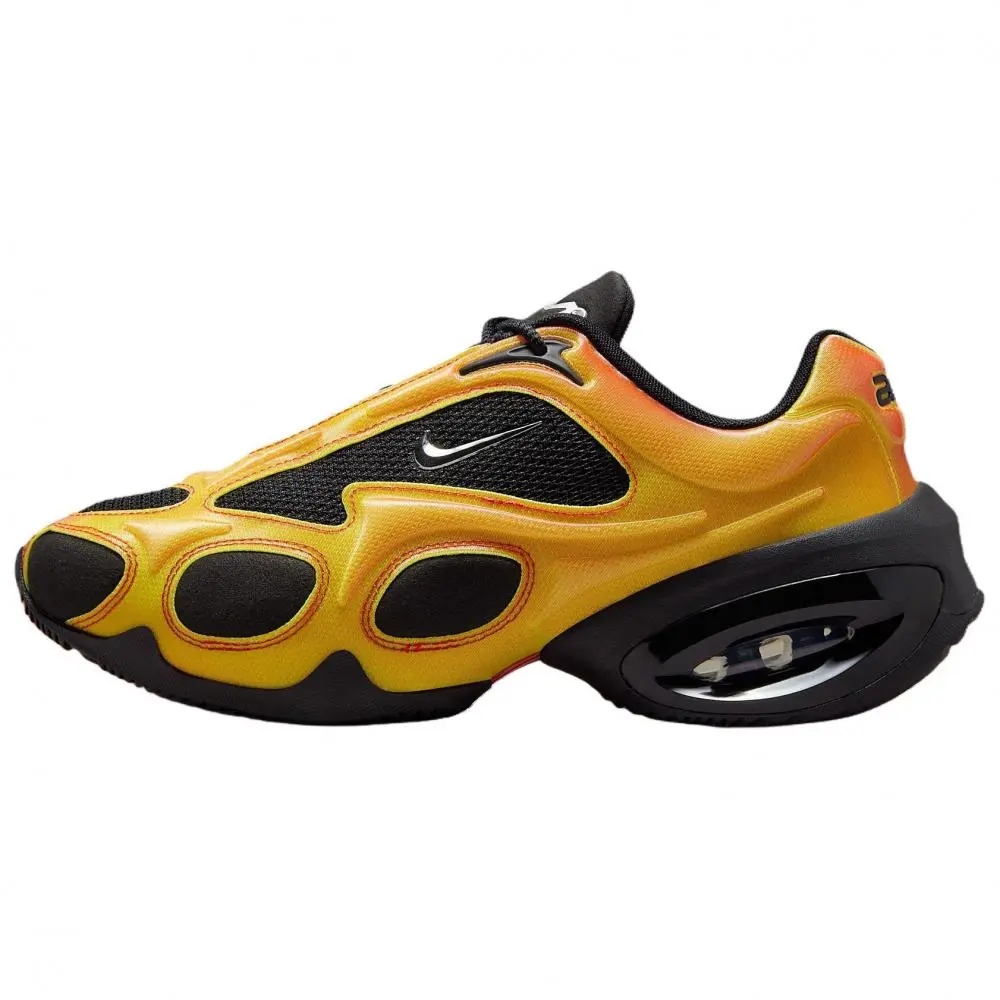 Nike Air Max Muse Abrasion Resistant Low top Running Shoes Unisex Yellow Black