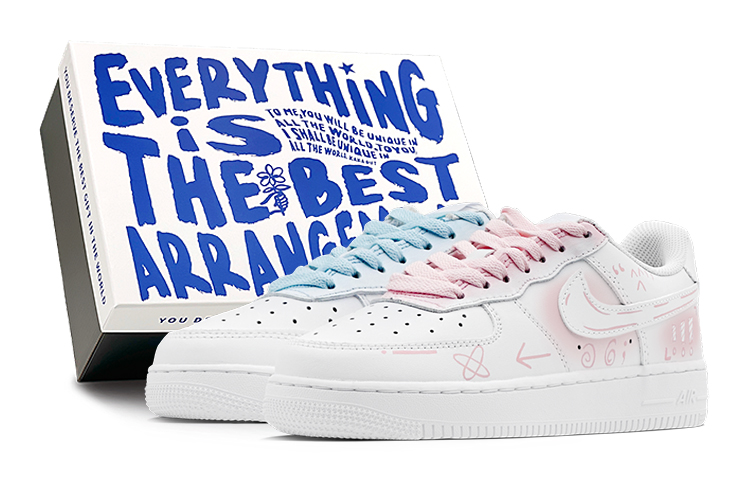 Nike Air Force 1 Skateboard Shoes Women's Low Top White