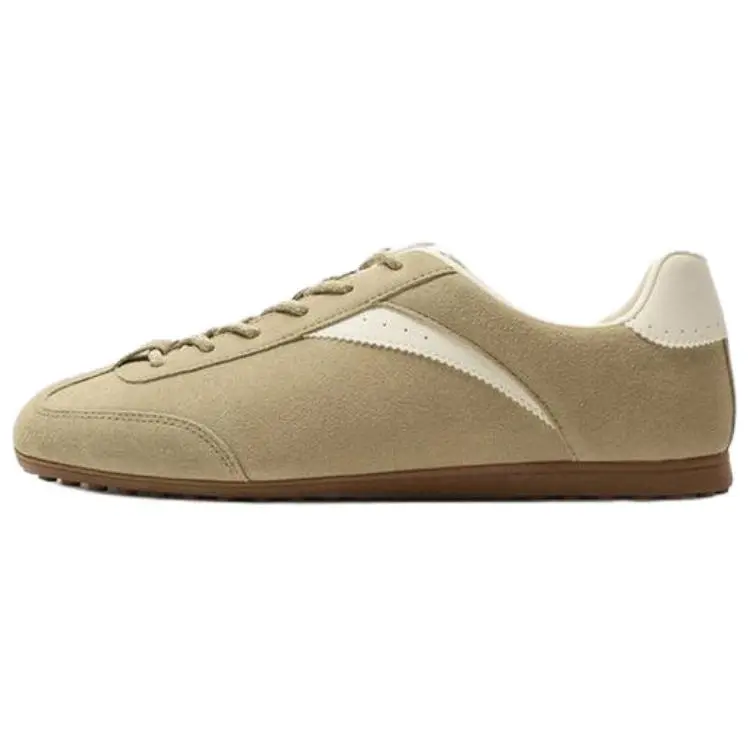 ZARA Abrasion Resistant Low top Casual Shoes Men's Sandy Brown