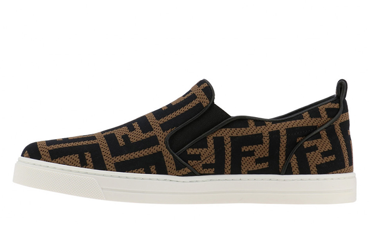 FENDI FF LOGO Low-Top Skateboard Shoes