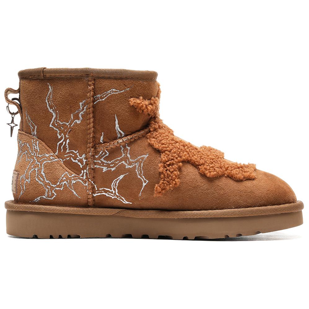 UGG CLASSIC MINI Hand-Drawn Thorn-Covered Short Level 3 Category Women's Chestnut купить в интернет-магазине Yoocart с быстрой доставкой по России.